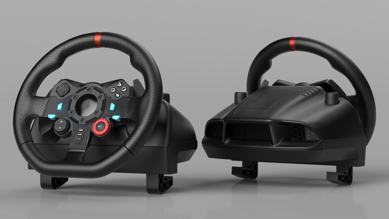 3D model Driving Game Device Wheel