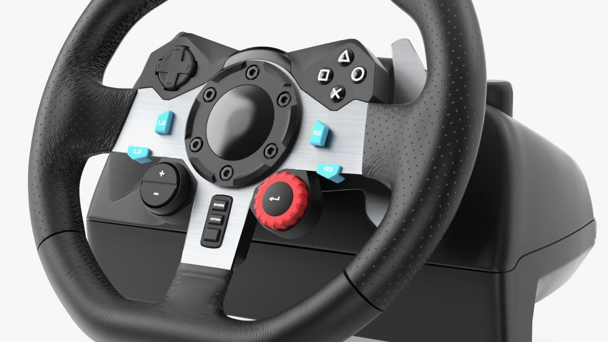 3D model Driving Game Device Wheel