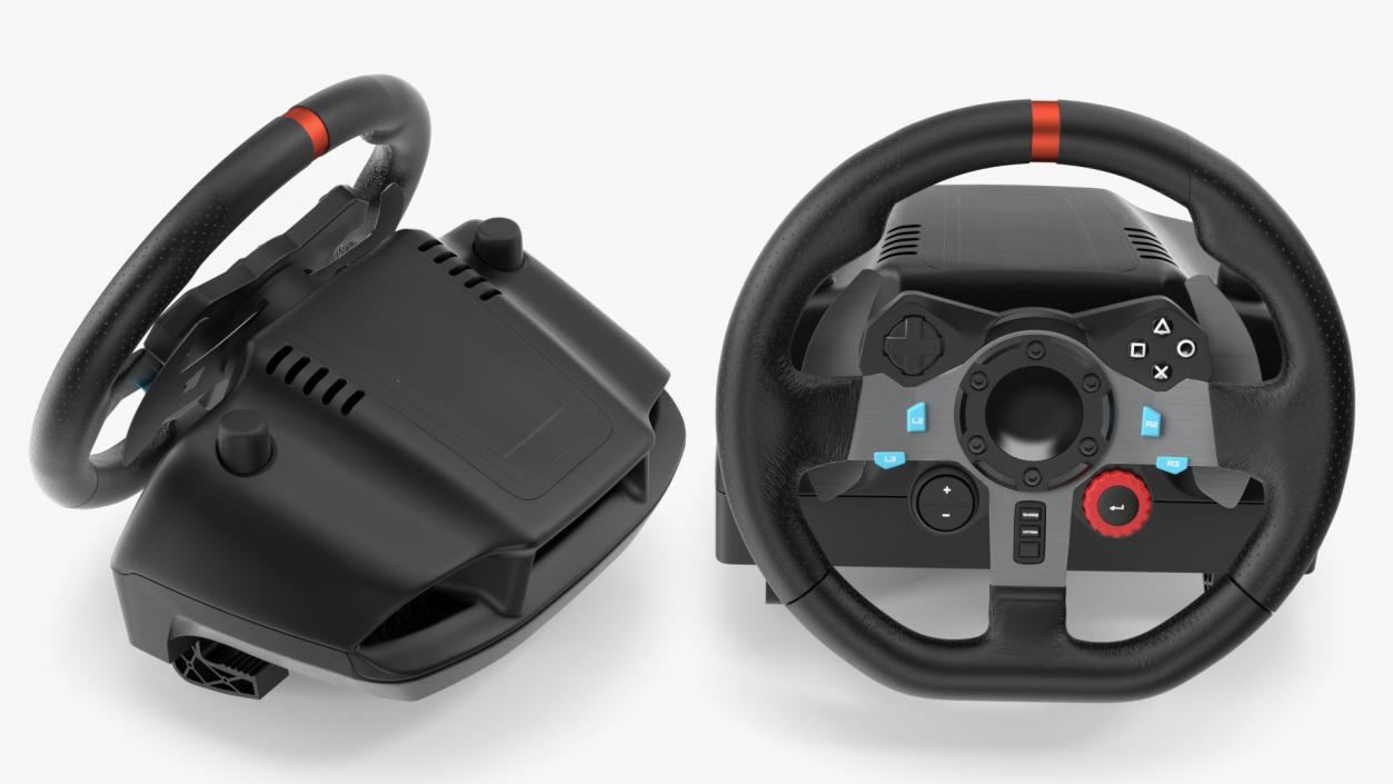 3D model Driving Game Device Wheel