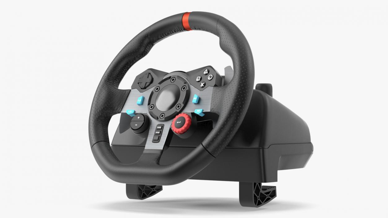 3D model Driving Game Device Wheel