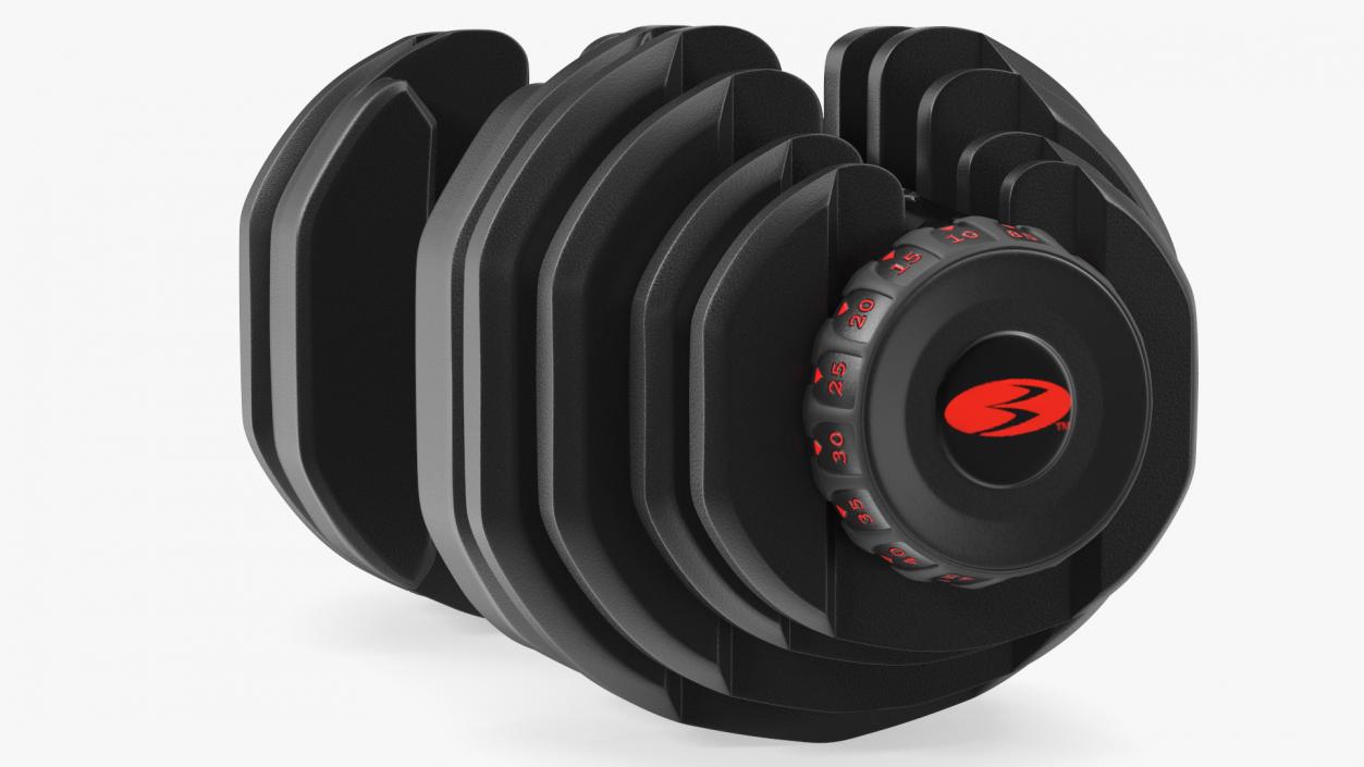 3D Bowflex Selecttech 1090 Adjustable Dumbbell model