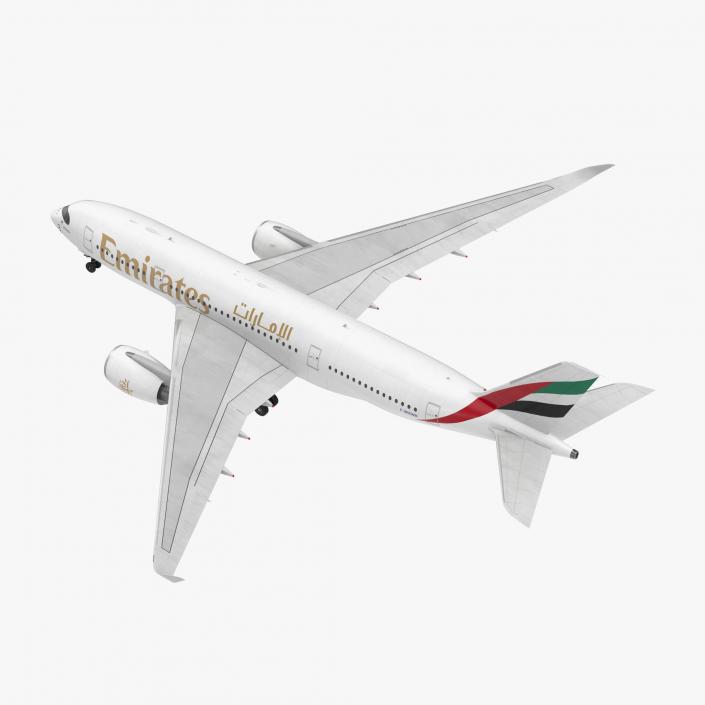 3D Airbus A350-800 Emirates Air Line model