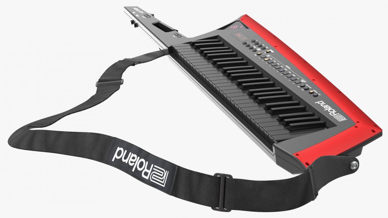 Roland AX Edge Keytar Black 3D