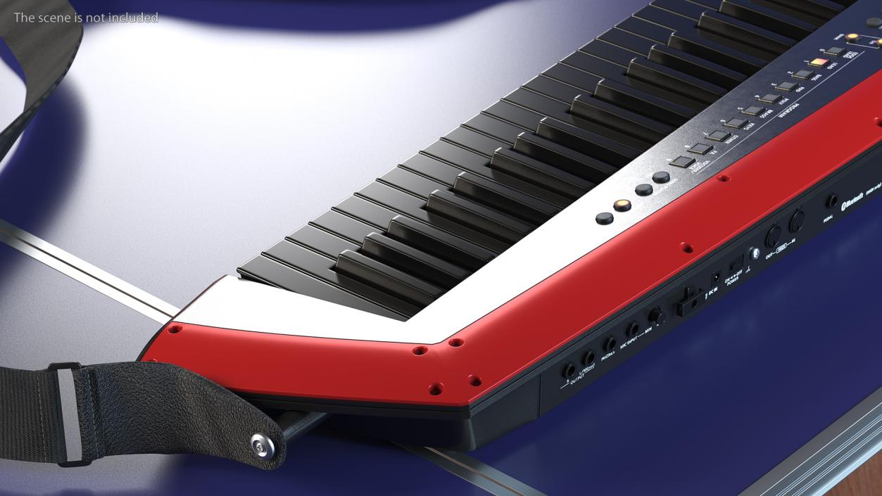 Roland AX Edge Keytar Black 3D