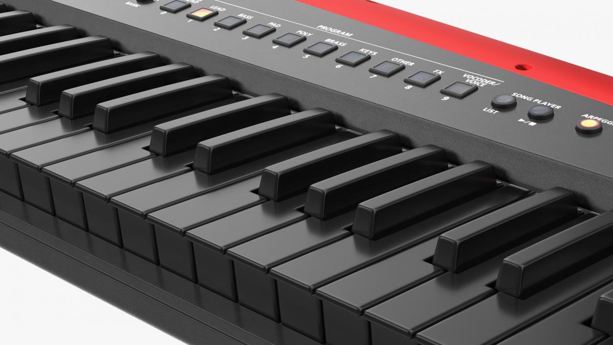 Roland AX Edge Keytar Black 3D