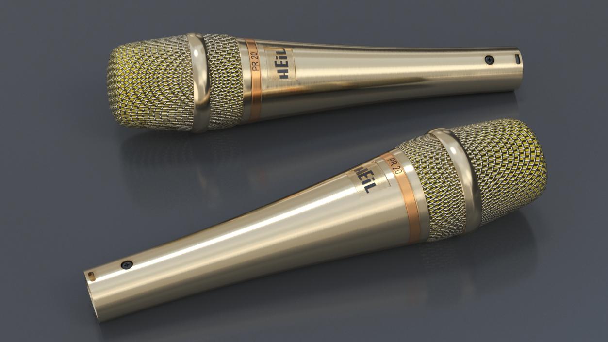 3D Dynamic Microphone Heil model