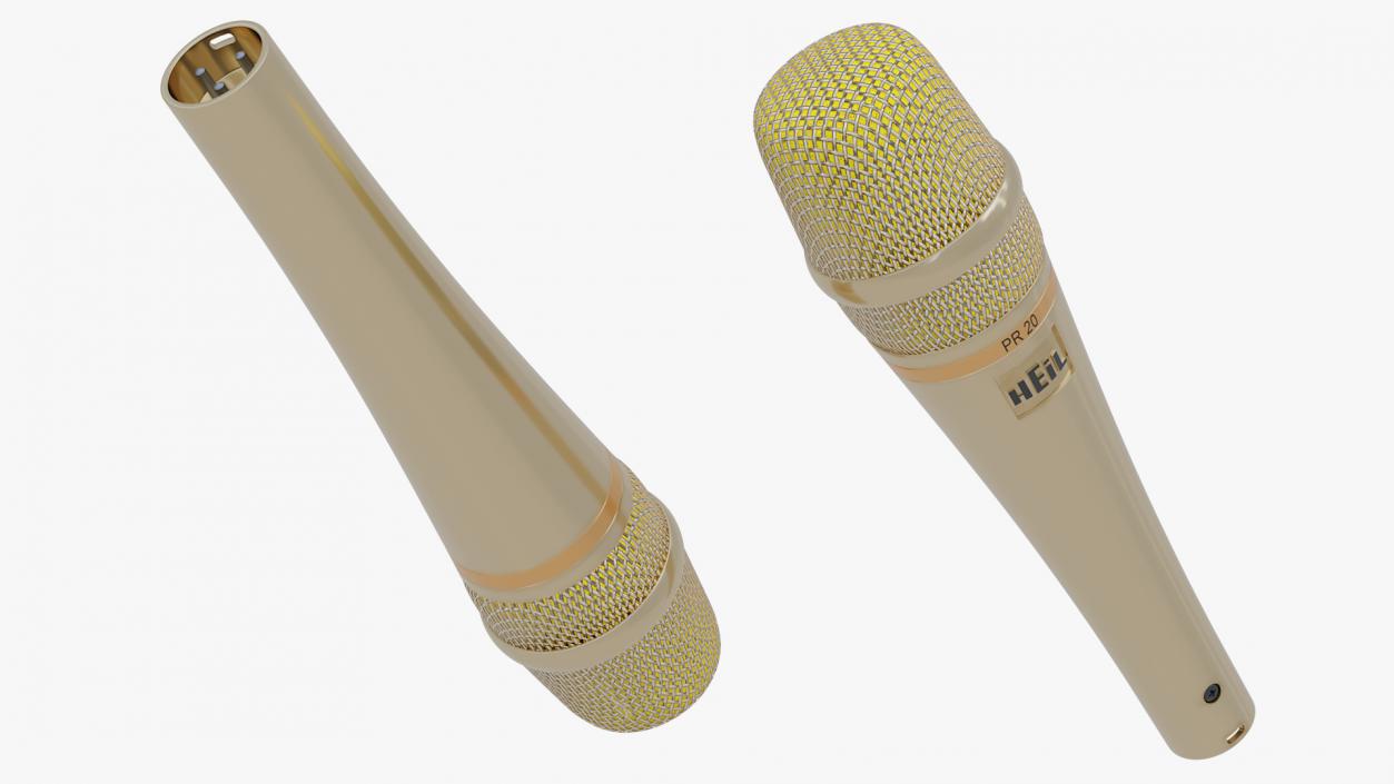 3D Dynamic Microphone Heil model