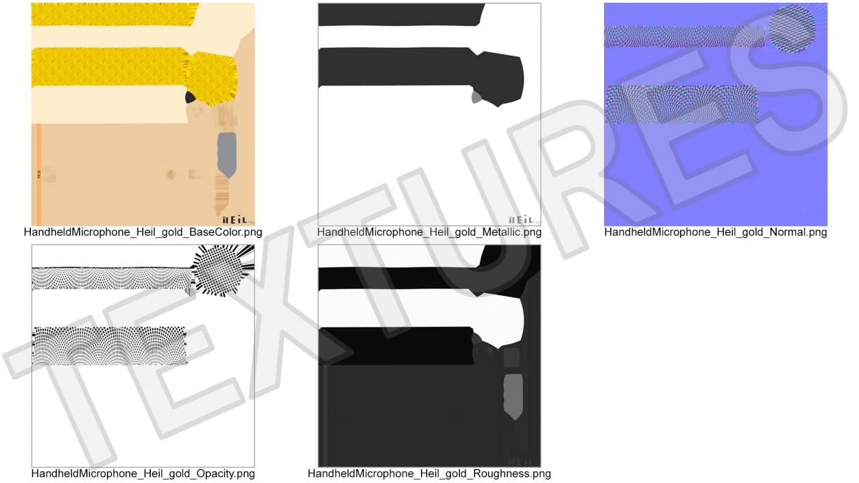 3D Dynamic Microphone Heil model