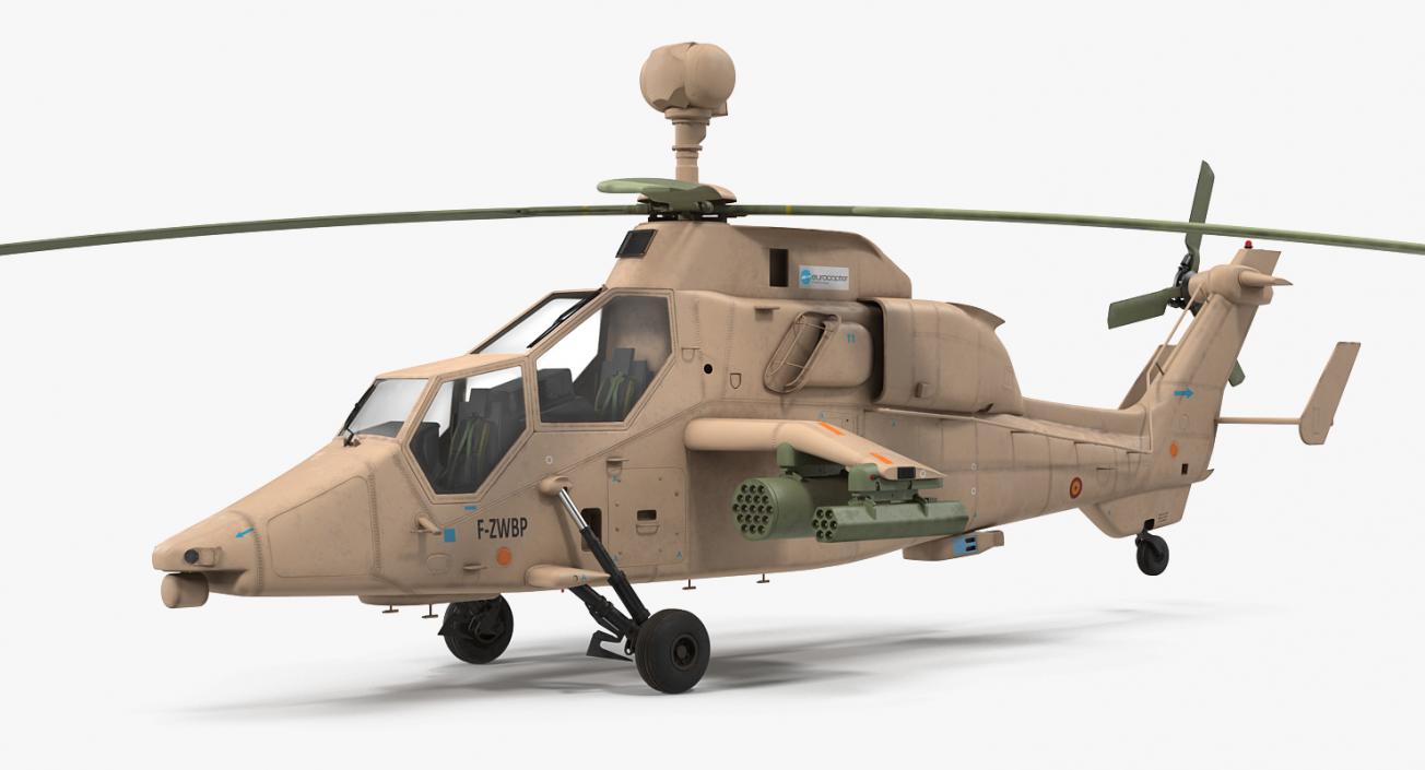 3D model Eurocopter Tigre EC665 Spain Rigged