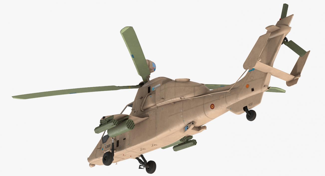 3D model Eurocopter Tigre EC665 Spain Rigged