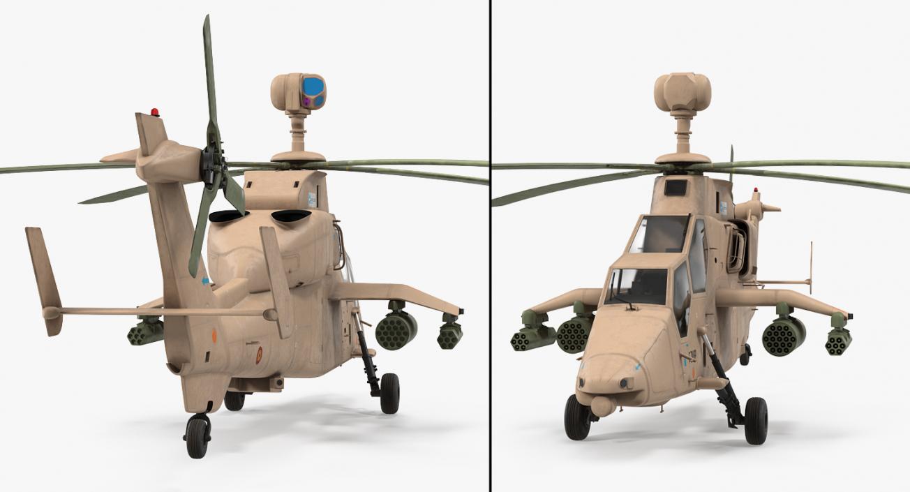 3D model Eurocopter Tigre EC665 Spain Rigged