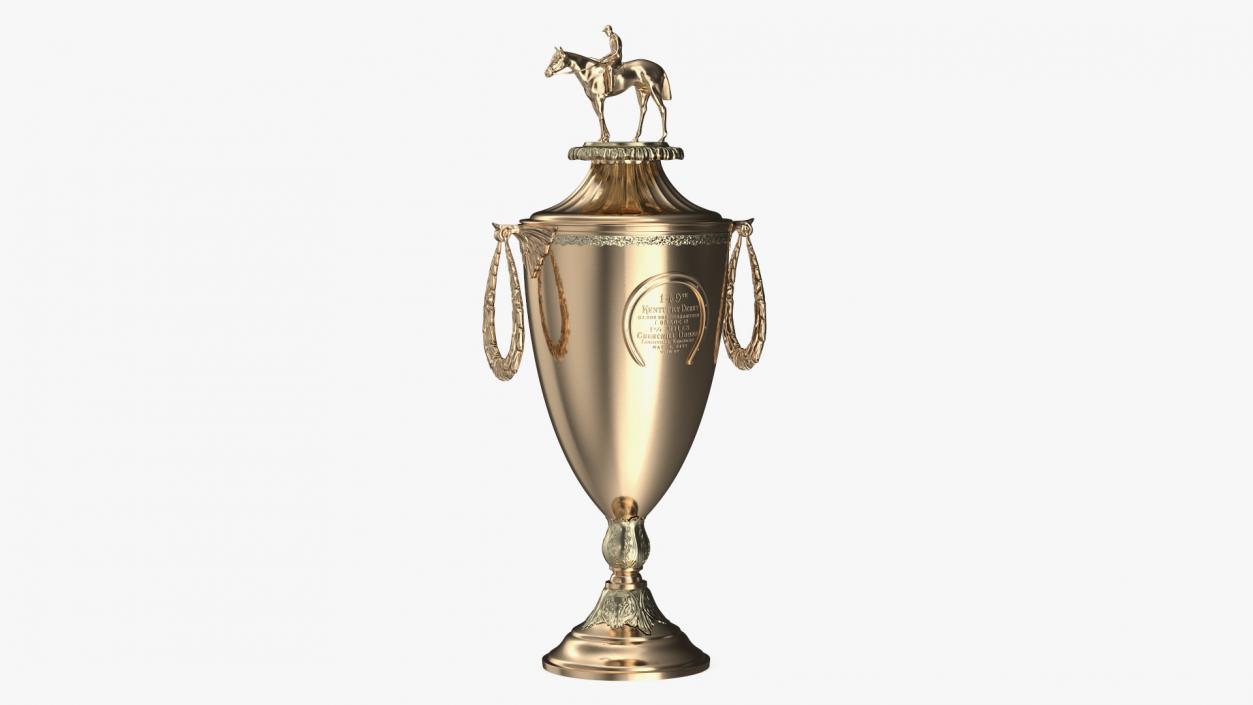 3D Kentucky Derby Trophy