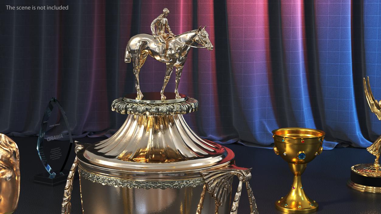 3D Kentucky Derby Trophy