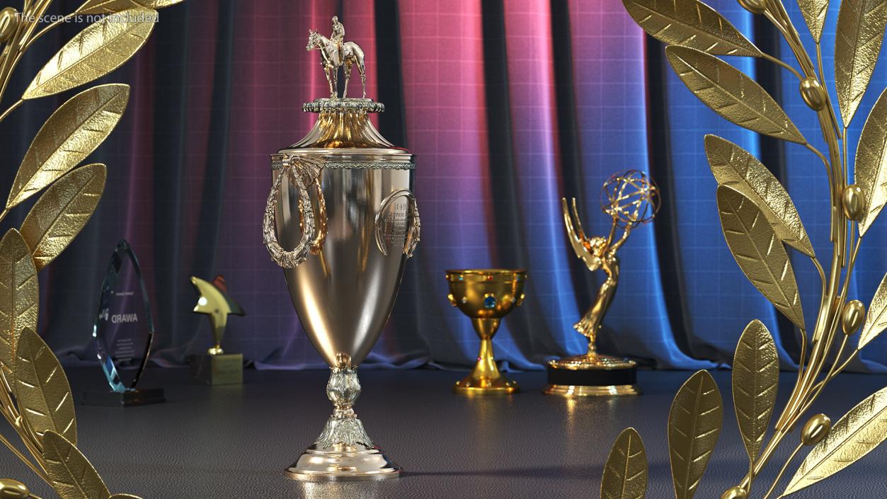 3D Kentucky Derby Trophy