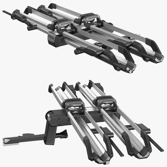 3D model Thule Helium Platform 2 Bike Rack Folded