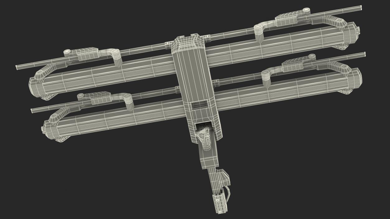 3D model Thule Helium Platform 2 Bike Rack Folded