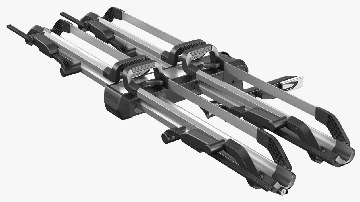 3D model Thule Helium Platform 2 Bike Rack Folded