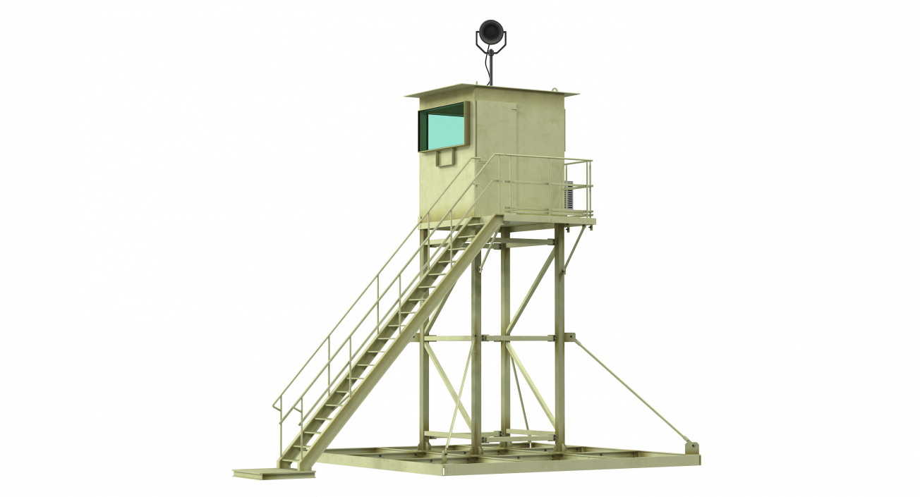 3D model Military Guard Tower