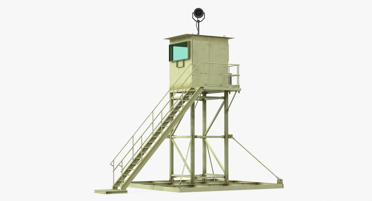 3D model Military Guard Tower