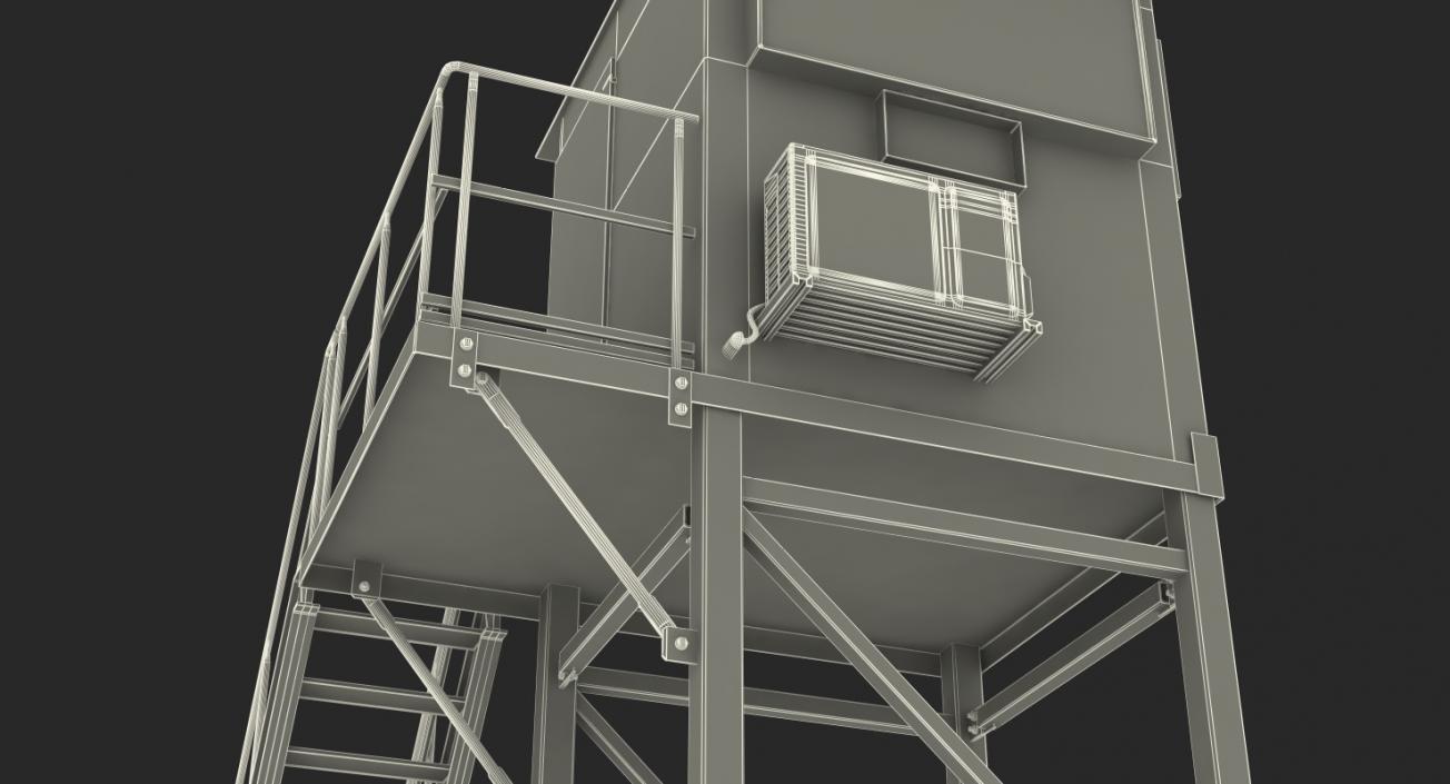 3D model Military Guard Tower