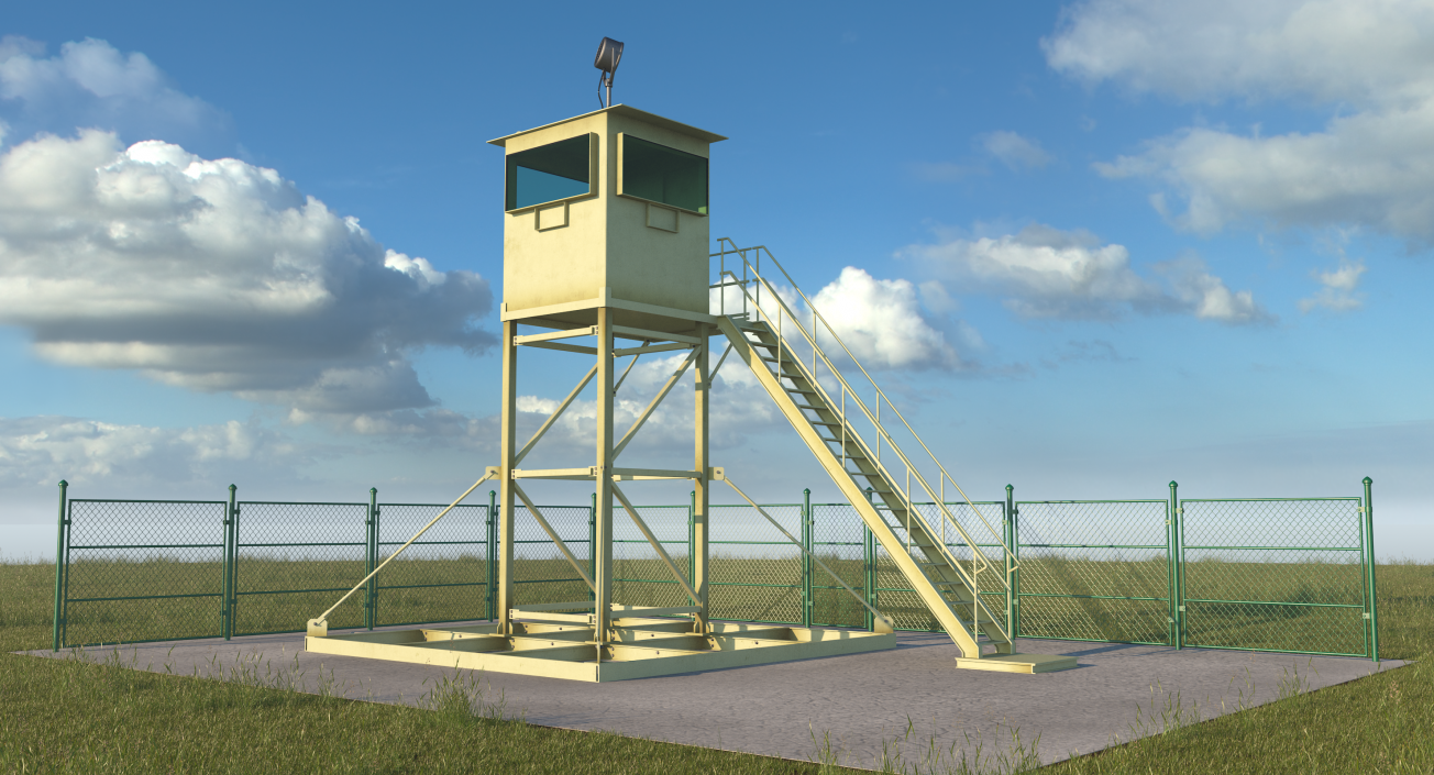 3D model Military Guard Tower