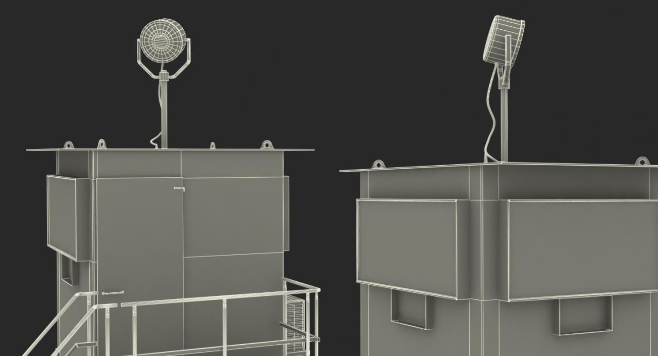 3D model Military Guard Tower