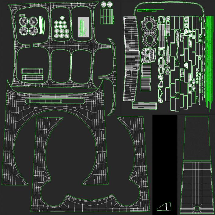 3D model High Power Audio System switched On