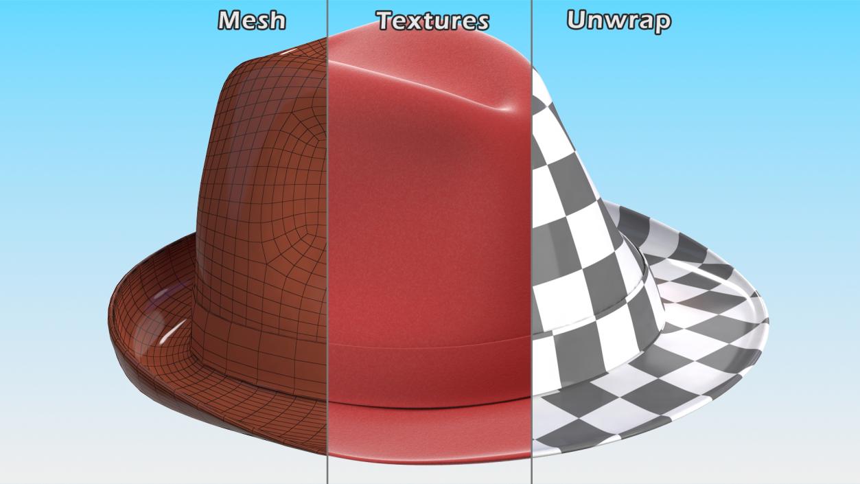 Red Hat 3D model