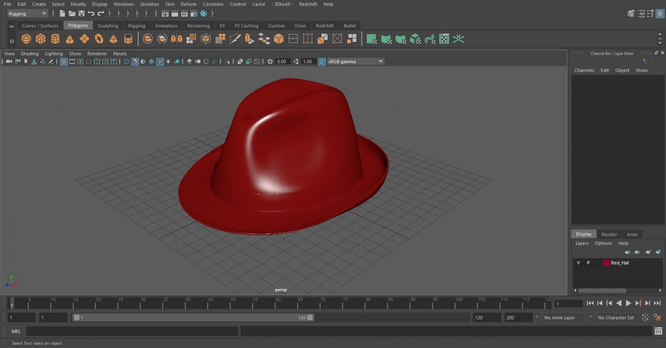 Red Hat 3D model