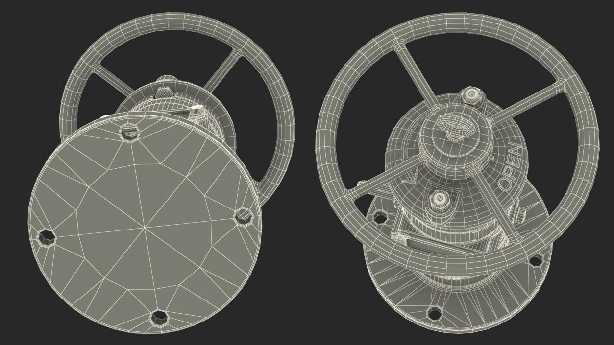 3D model Old Fire Protection Indicator Posts