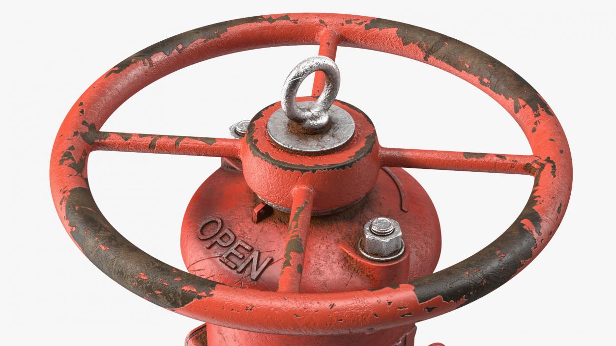 3D model Old Fire Protection Indicator Posts