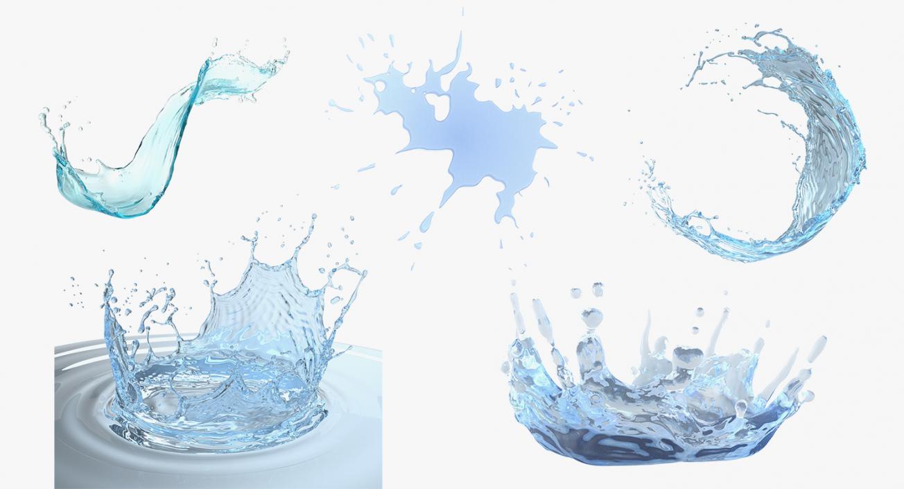 3D Water Collection 2 model