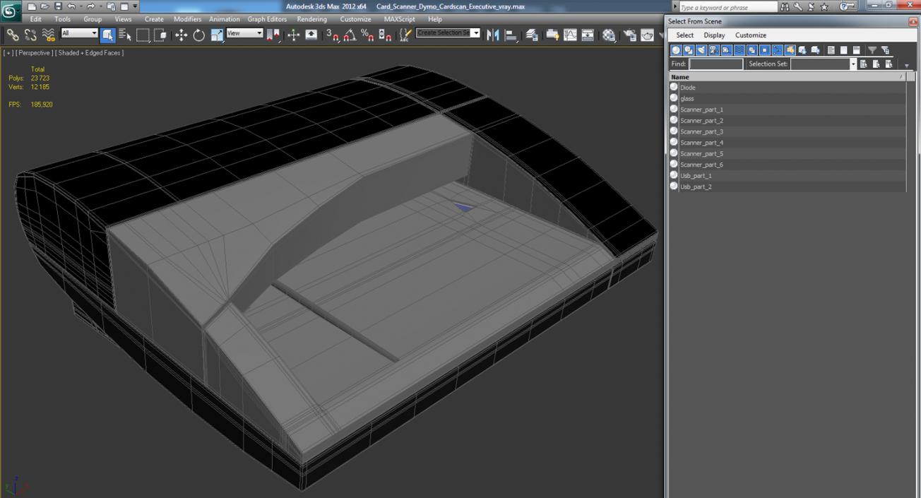 3D Card Scanner Dymo Cardscan Executive