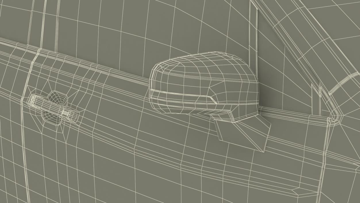 Subaru Forester 2022 Black Rigged for Maya 3D