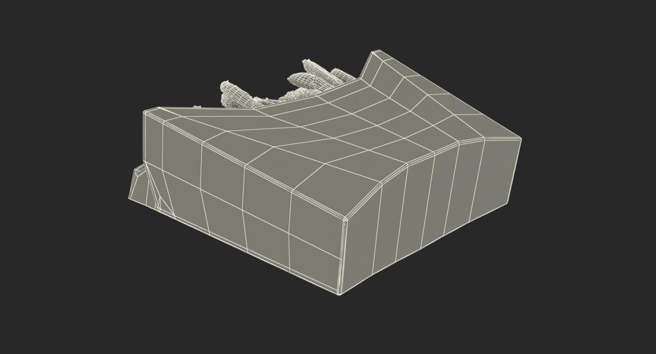 French Fry Box McDonalds 3D model