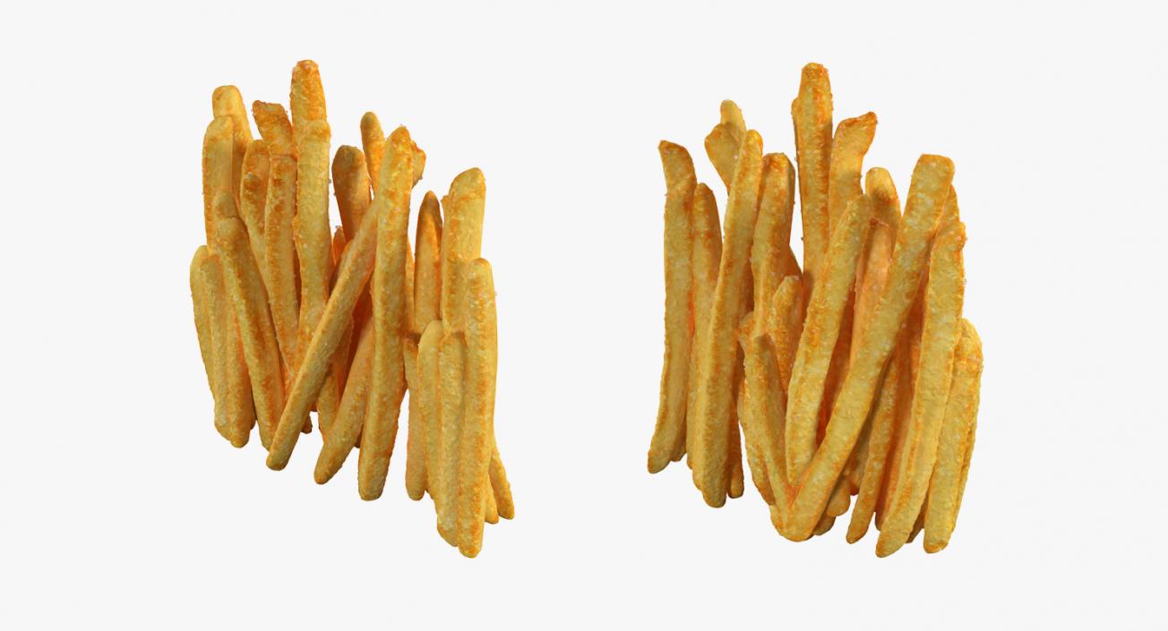 French Fry Box McDonalds 3D model