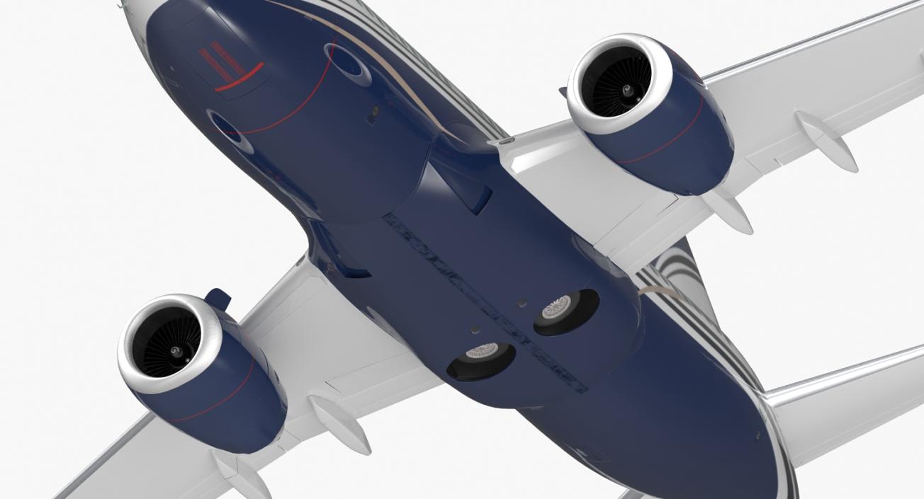 3D Boeing 737-700 with Interior Generic Rigged model