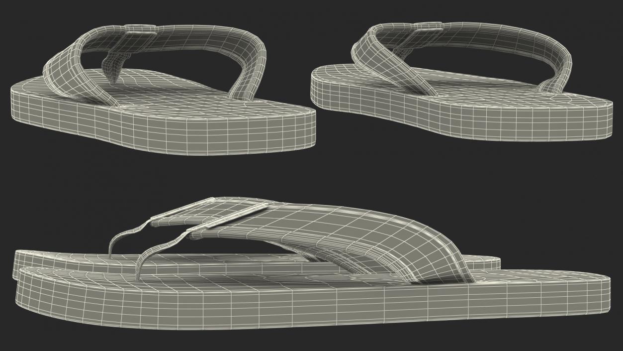 Men Sandals Collection 3D