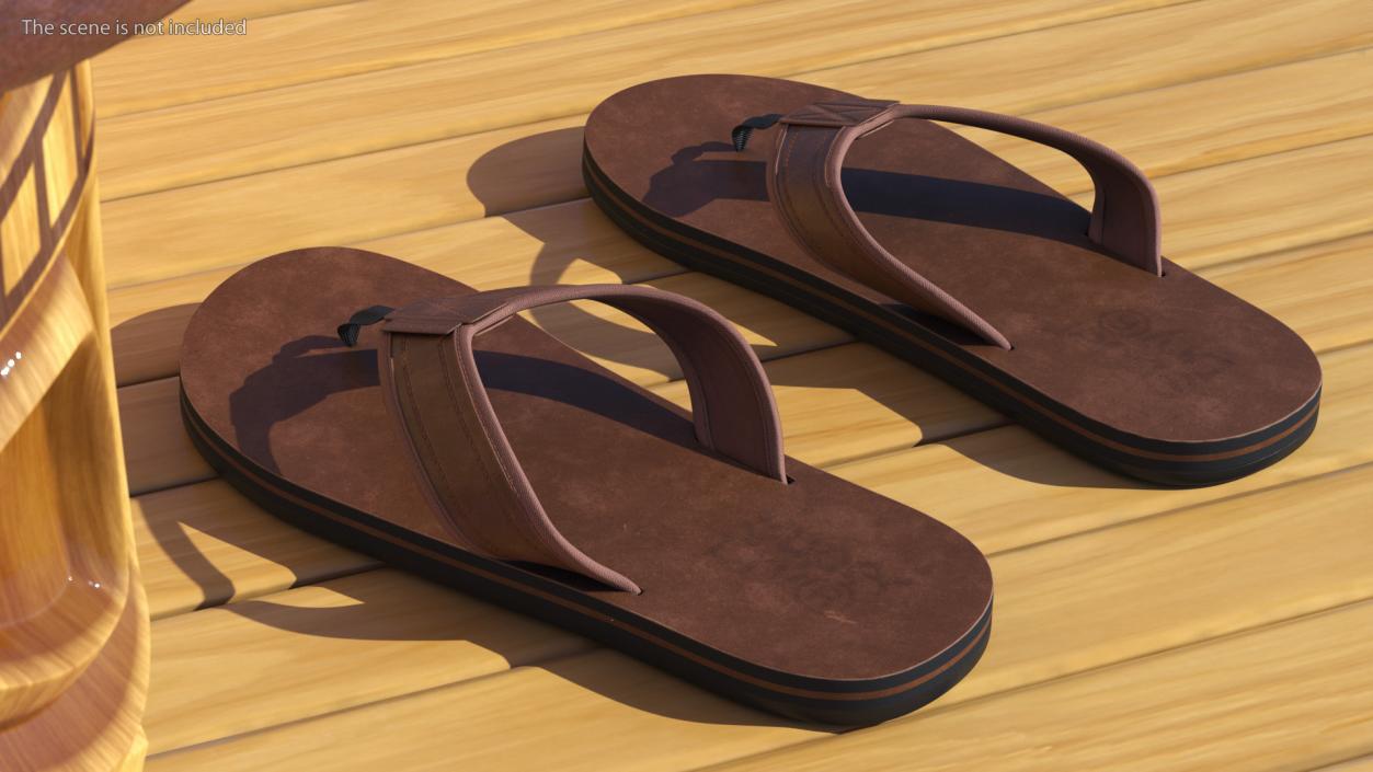 Men Sandals Collection 3D