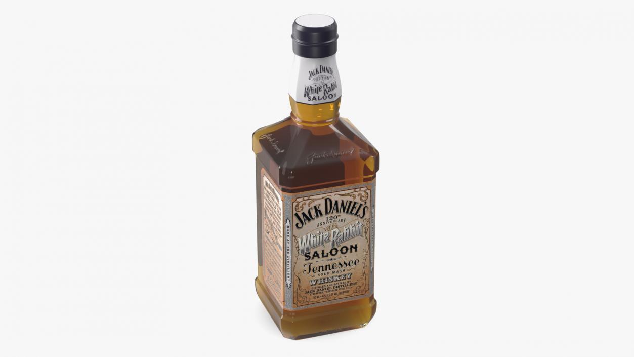 3D model Jack Daniels White Rabbit Saloon Whiskey