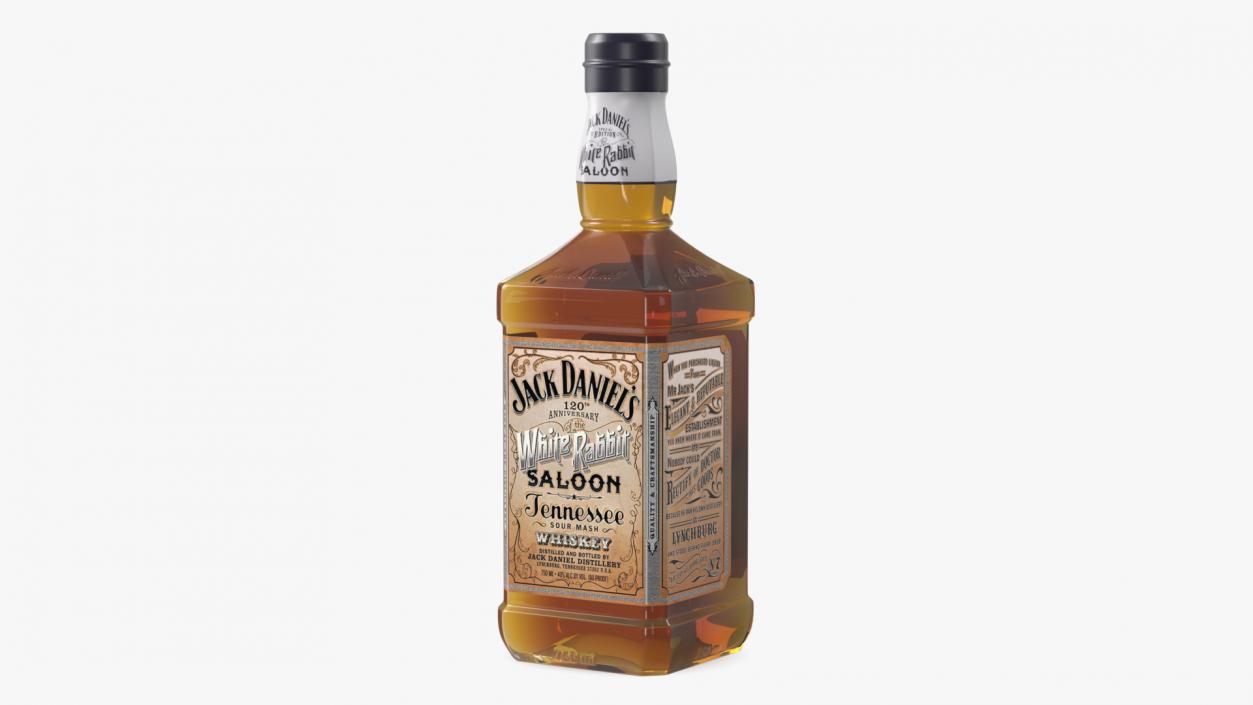 3D model Jack Daniels White Rabbit Saloon Whiskey