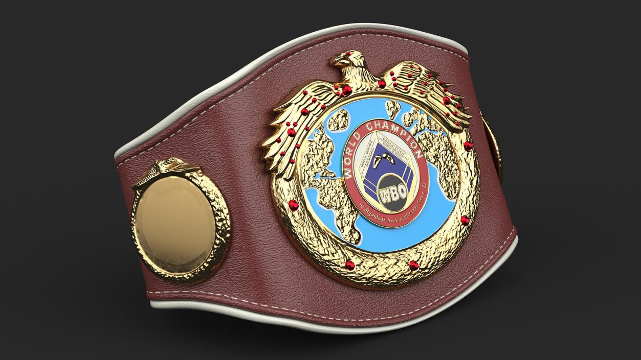 WBO World Champion Belt Fur 3D