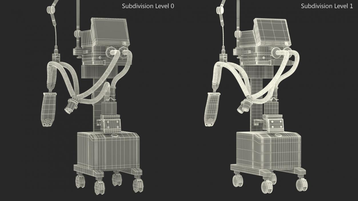 Mechanical Breathing Ventilator Mindray 3D model