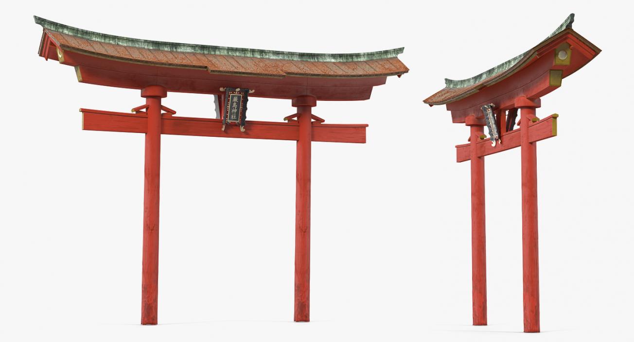 3D model Torii Gate