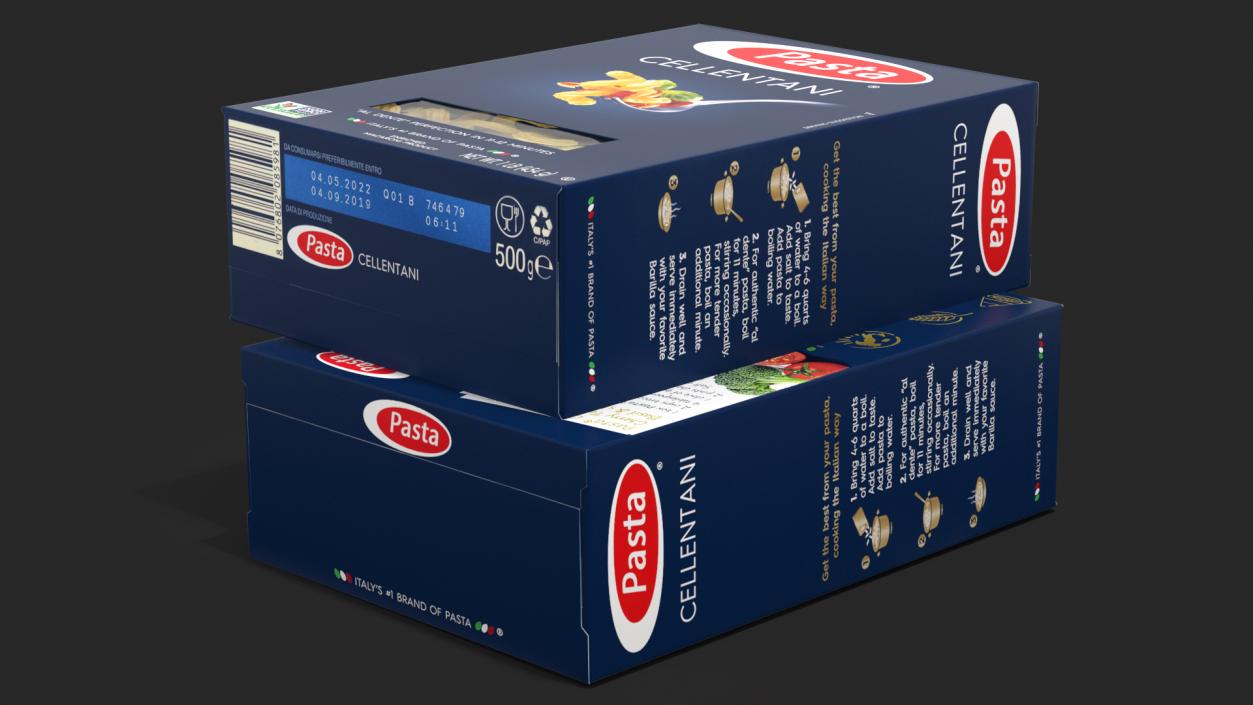 Box Cellentani 3D model