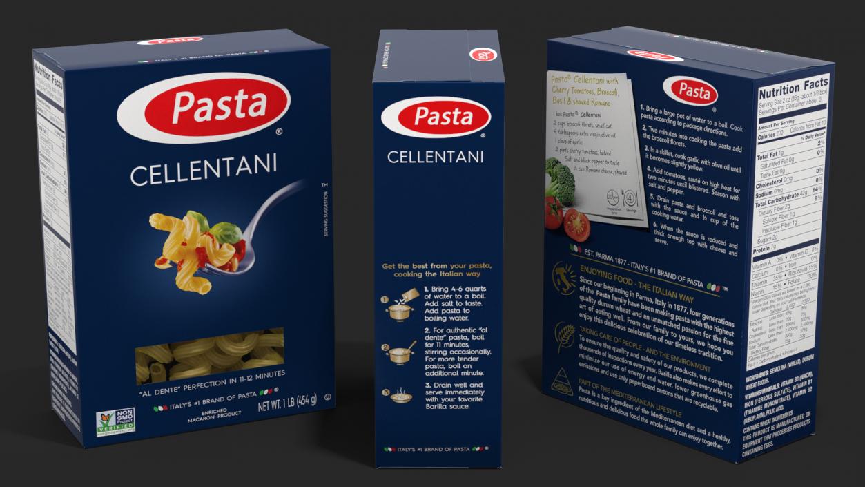 Box Cellentani 3D model