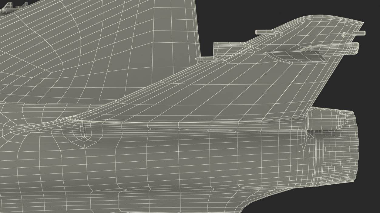 3D French Air Force Mirage 2000C with Armament model