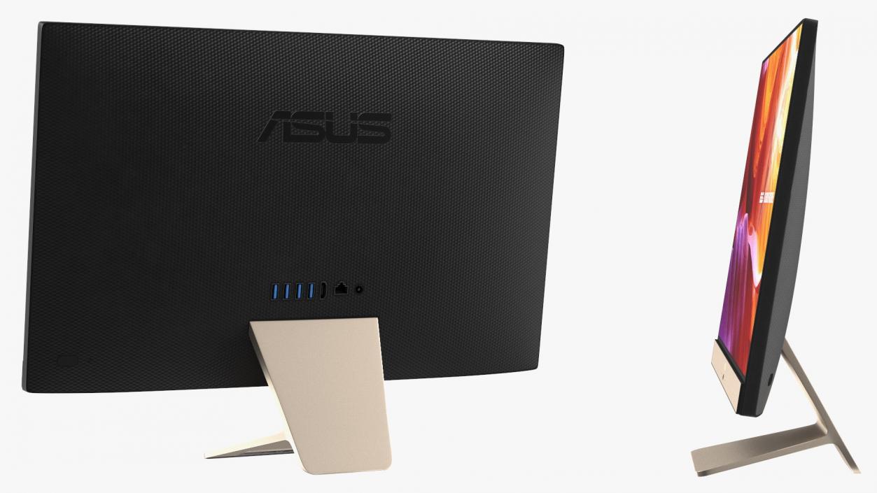 Asus Vivo AiO Black Monoblock 3D model