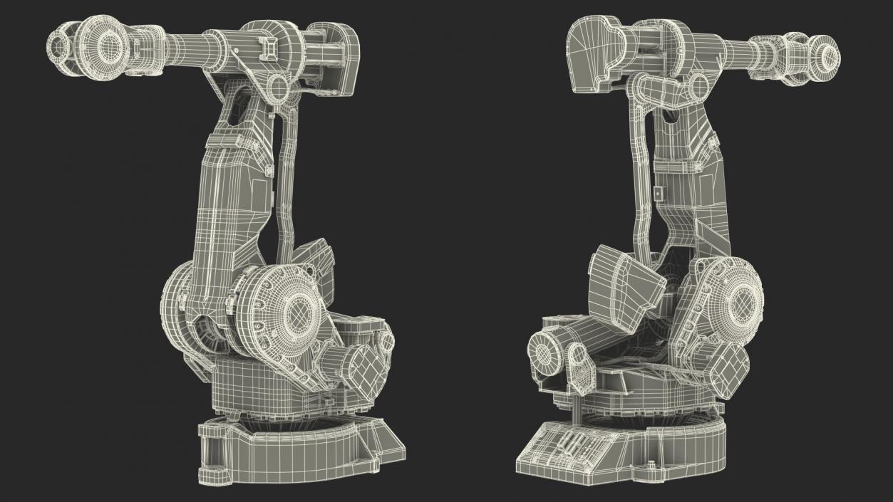 ABB IRB 4400 Industrial Robot 3D model