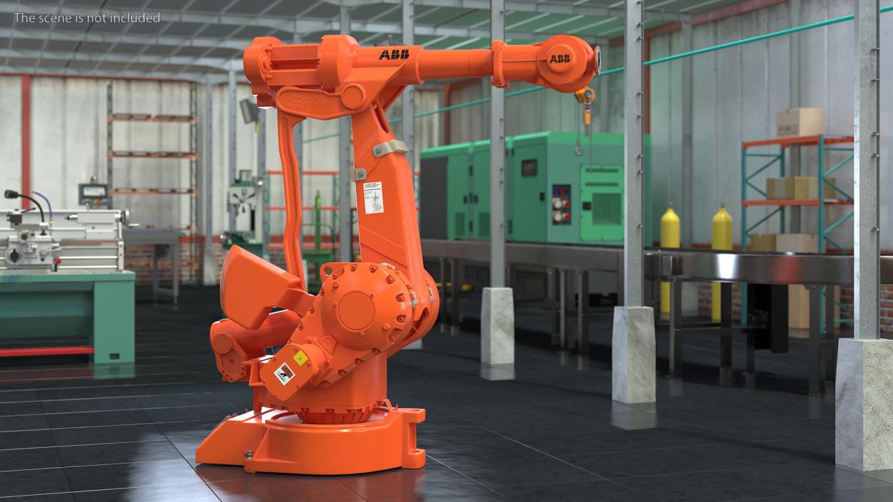 ABB IRB 4400 Industrial Robot 3D model